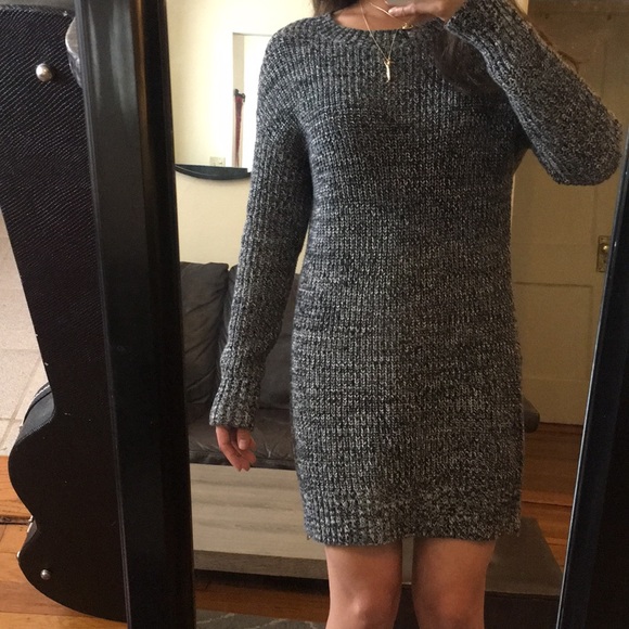 Sweater Dress with Side Zippers - Picture 4 of 8